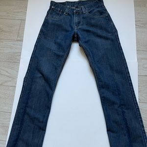 MENS LEVI'S 514 SLIM FIT STRAIGHT LEG JEANS sz 28x30 button flap pockets